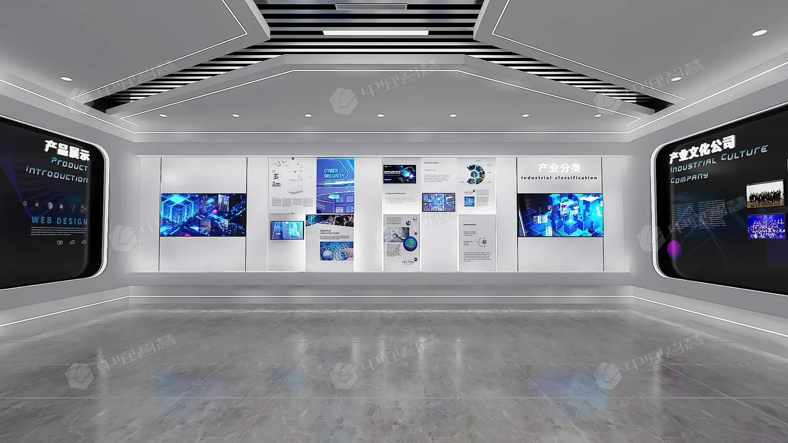 天台智能制造研究院 · 科技展厅设计 · 项目图片6