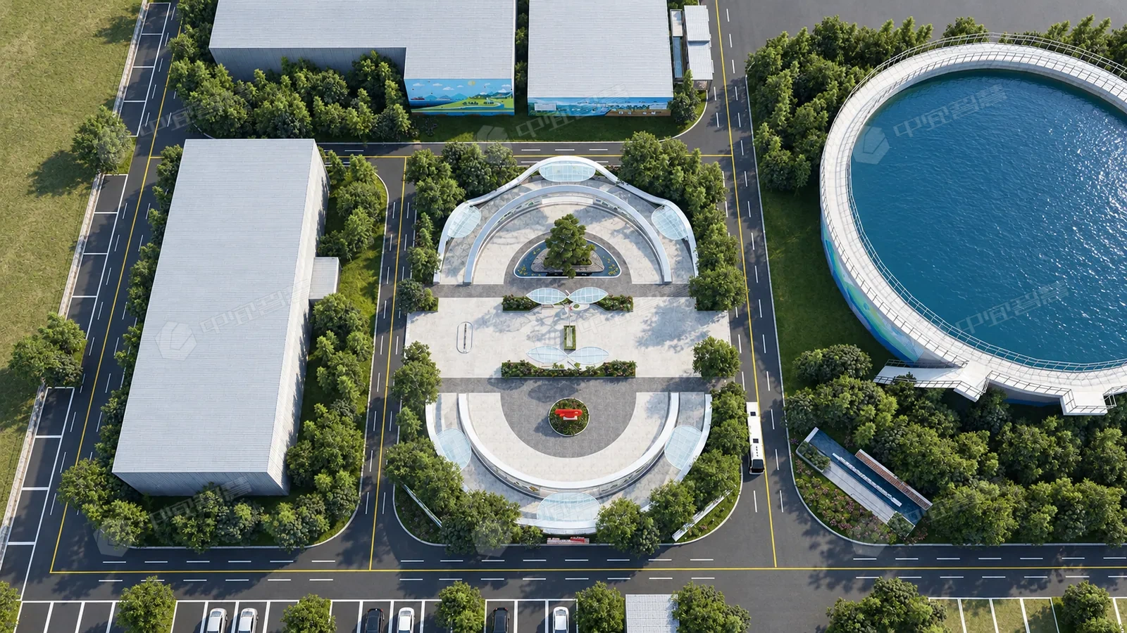 大庆北控水务 · 园林设计 · 厂区公园设计 · 项目图片4