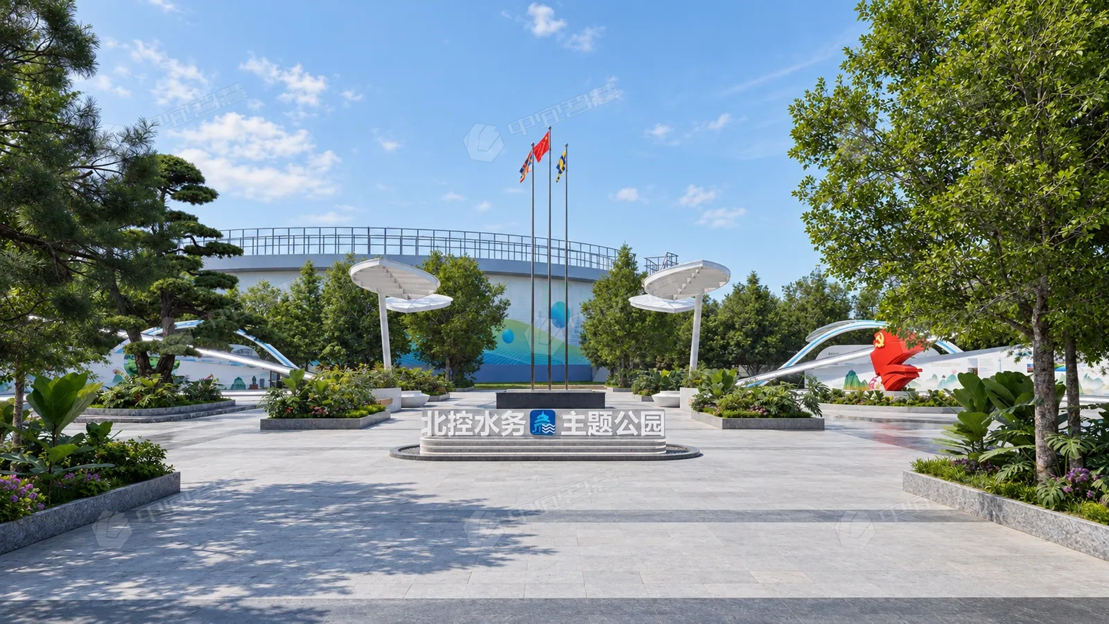 大庆北控水务 · 园林设计 · 厂区公园设计 · 项目图片6